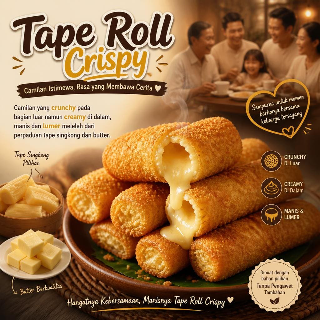 Tape Roll Crispy di RM Bumi Aki